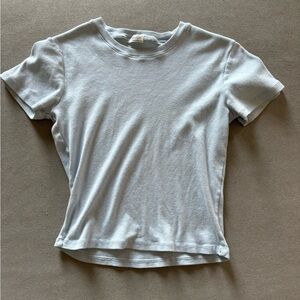 John Galt (Brandy Melville) “Light Blue Ashlyn Short Sleeve Top”